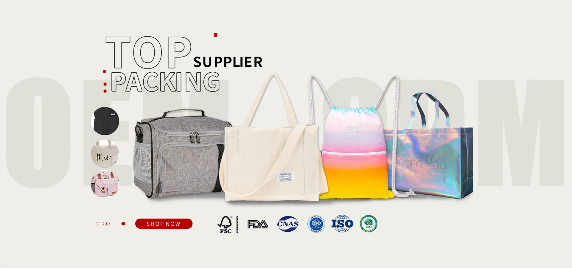 Kina Bomuld Canvas Tote Bag Producenter