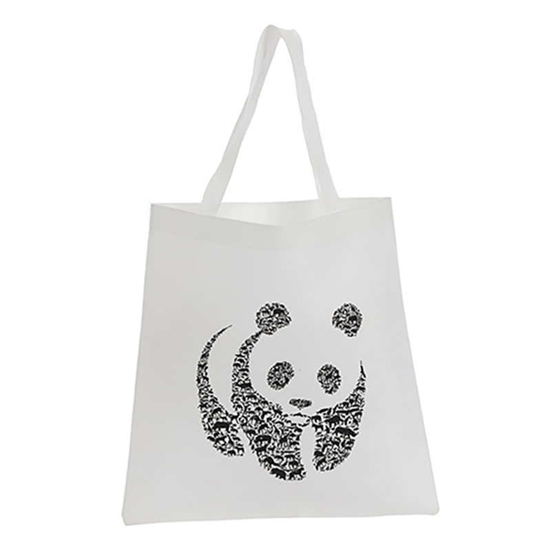 Panda bomulds lærredstaske