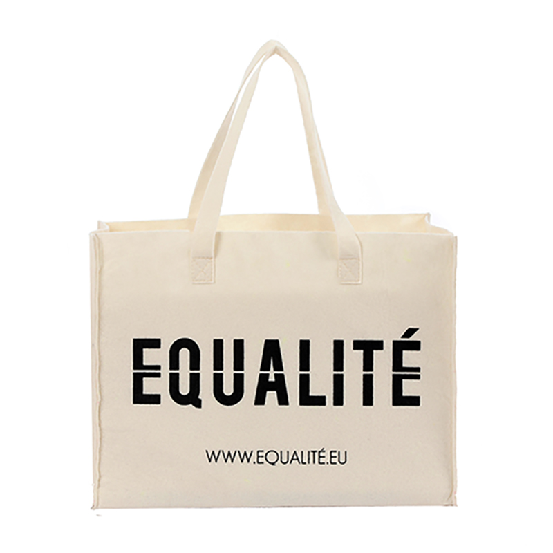 Filt-totebag med høj kapacitet