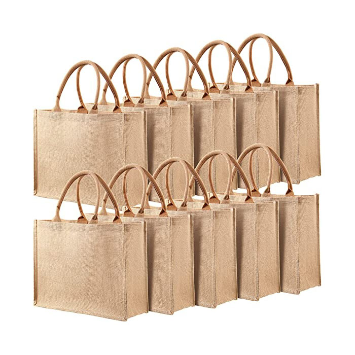 Jute Tote indkøbstaske