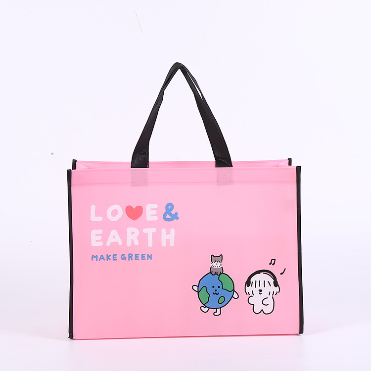 Lamineret Non Woven Tote Shopping Bag
