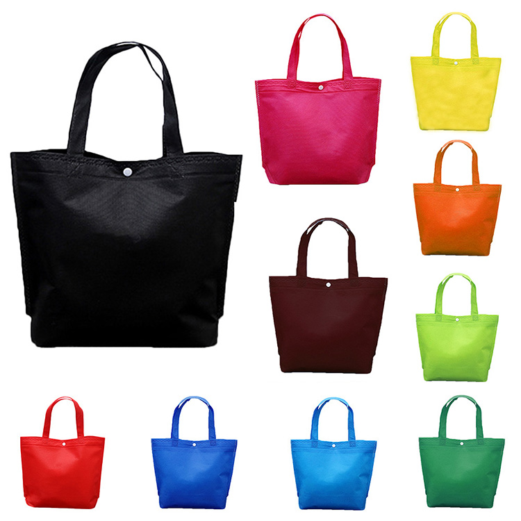 Multi-Color Fastfarve ikke-vævet håndtaske